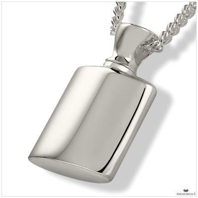 Square Pendant Locket for Ashes
